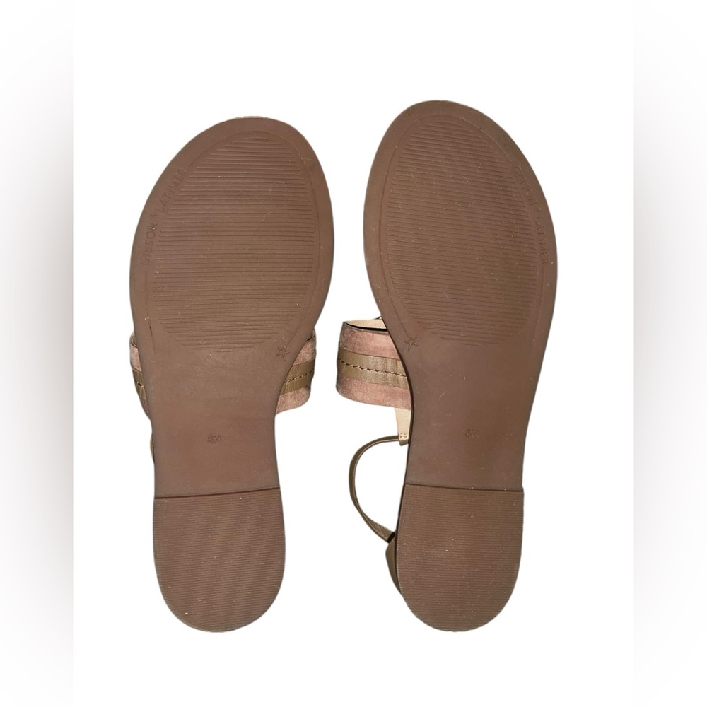 Gibson Latimer Leather Thong Sandal Size 8 - Picture 4 of 5